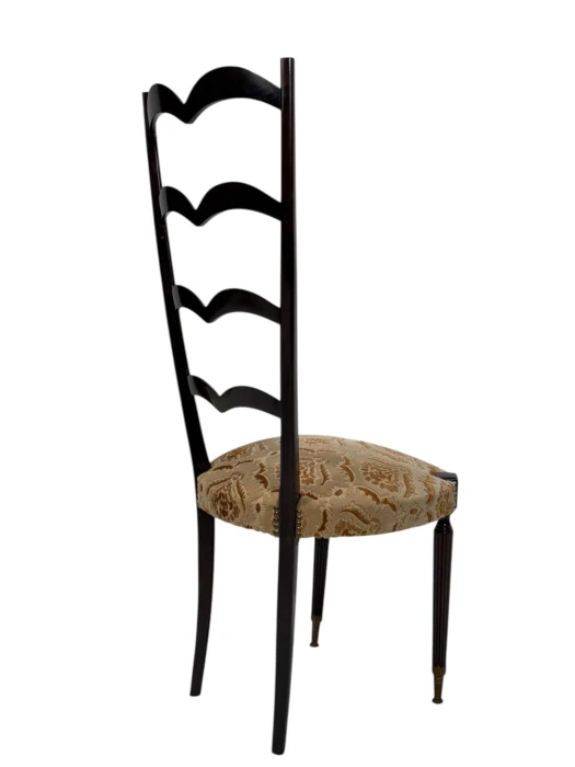 Mid-Century Modern High Back Side Chair by Paolo Buffa, 1950s